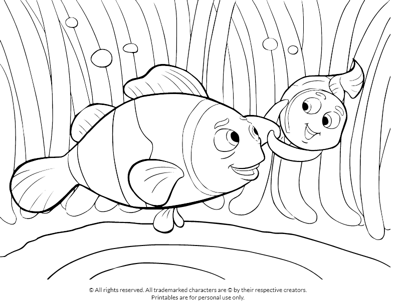 Finding Nemo Reef Coloring