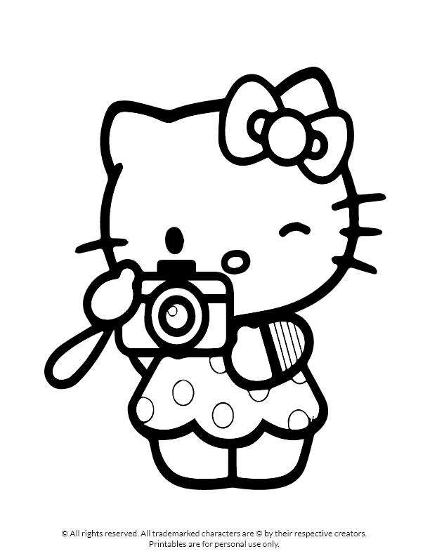 Hello Kitty with Camera